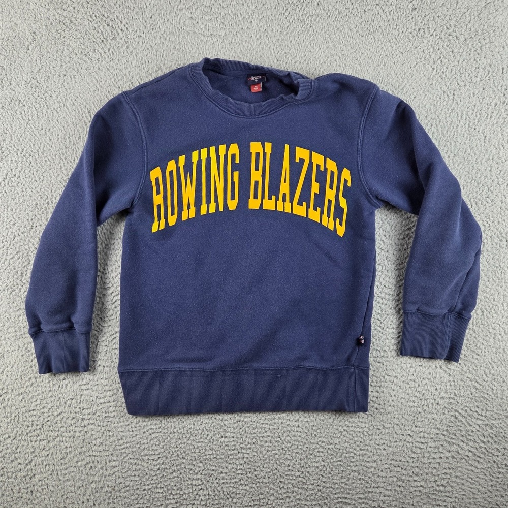 Rowing Blazers x Target Arc Print Sweatshirt Adult Size XS Dark Blue Yellow Crew